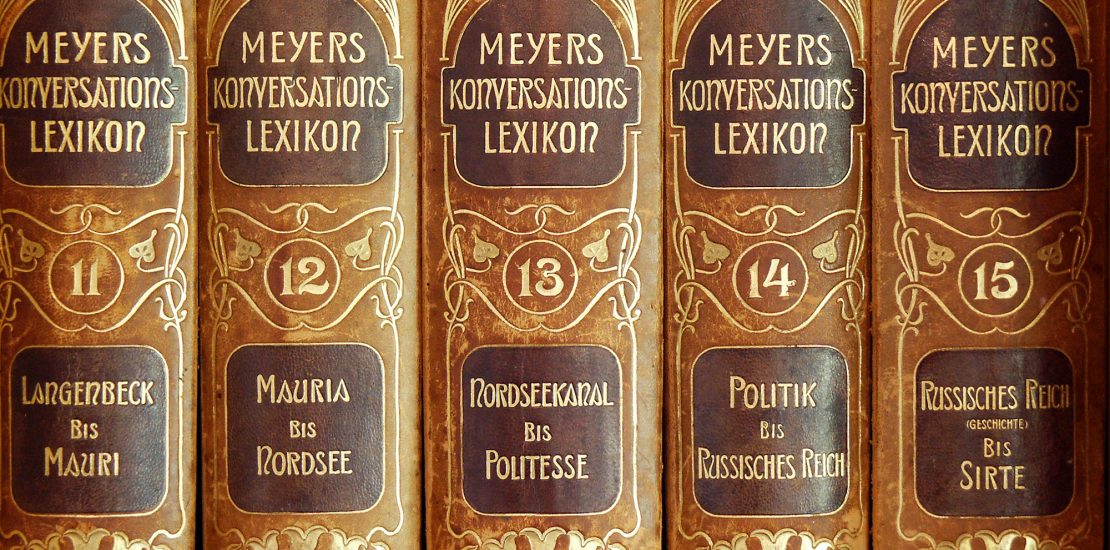 Meyers Konversationslexikon zum Argumente finden